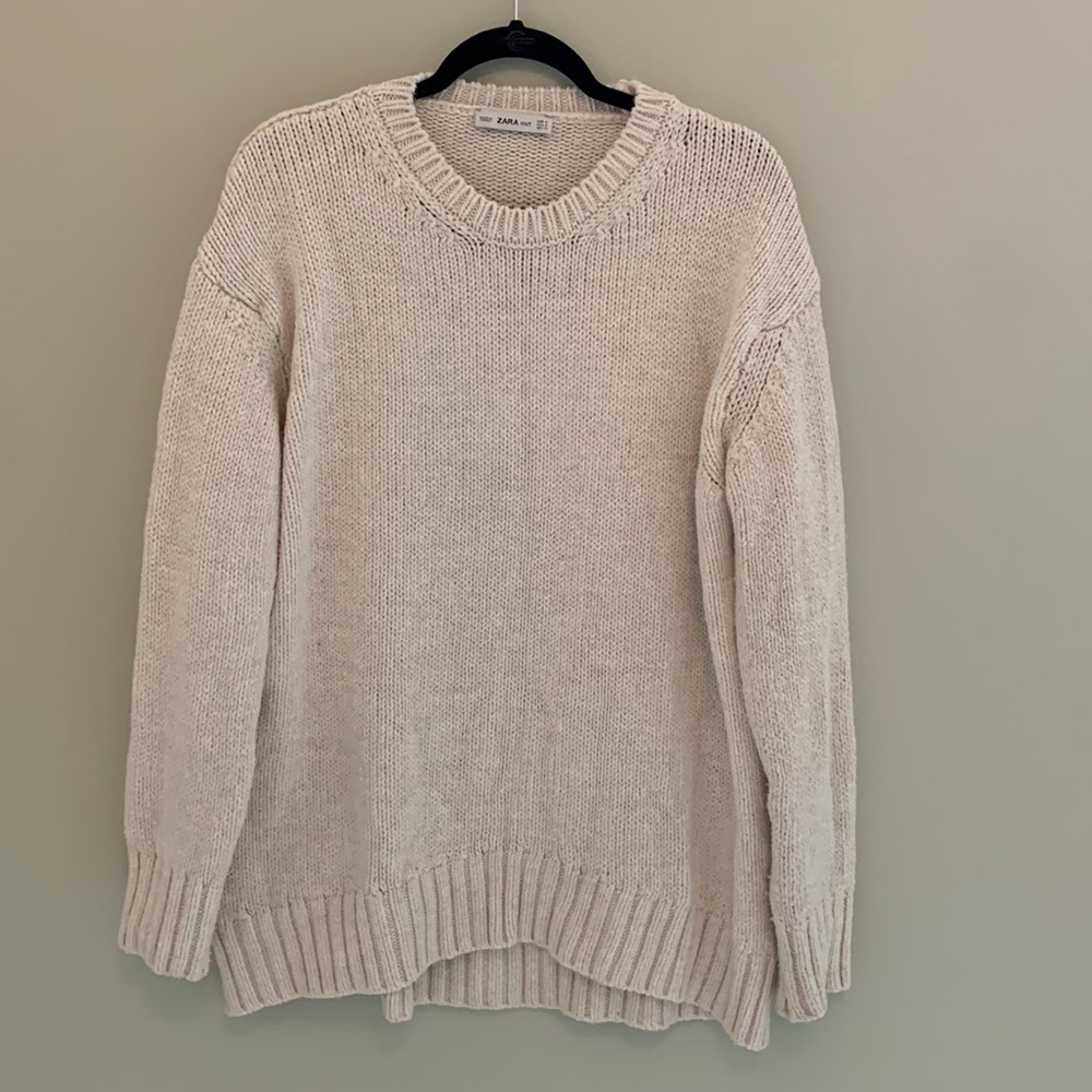 ZARA Oversized Knit Sweater M